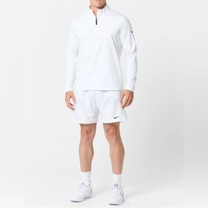 NIKE Victory Men’s DRI-FIT 1/2-Zip Golf Top White Sz S-Tall FD5837-100.